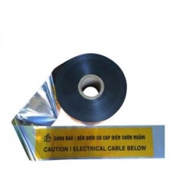 Băng báo hiệu cáp viền kim loại