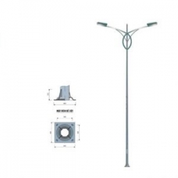 Cột đèn cao áp rời cần kép LP-CK01