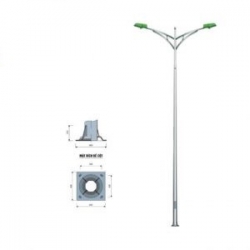 Cột đèn cao áp rời cần kép LP-CK03