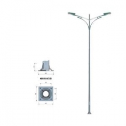 Cột đèn cao áp rời cần kép LP-CK04